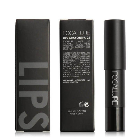 Focallure™ Matte Lip Crayon #09 ROSE TAUPE - Focallure™ Arabia