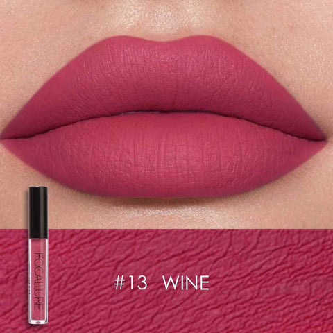 Ultra Chic Lips® Matte Liquid Lipstick #13 WINE - Focallure™ Arabia