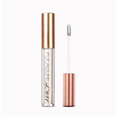 Luxe® Metallic Liquid Lipstick #37 PLATINUM SILVER - Focallure™ Arabia