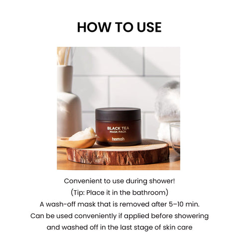 Black Tea Mask Pack