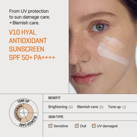 V10 Hyal Antioxidant Sunscreen