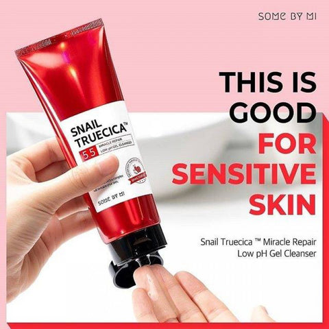 Snail Truecica Miracle Repair Low pH Gel Cleanser - Focallure™ Arabia