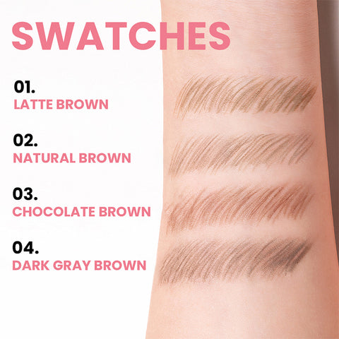 Emoji® Eyebrow Pencil #03 CHOCOLATE BROWN - Focallure™ Arabia