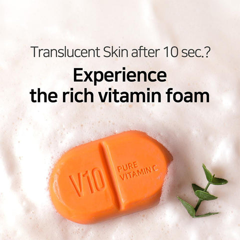 Pure Vitamin C V10 Cleansing Bar (Soap) - Focallure™ Arabia