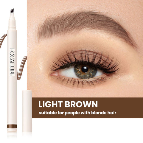 Fluffmax® Forked Brow Pen #2 LIGHT BROWN - Focallure™ Arabia