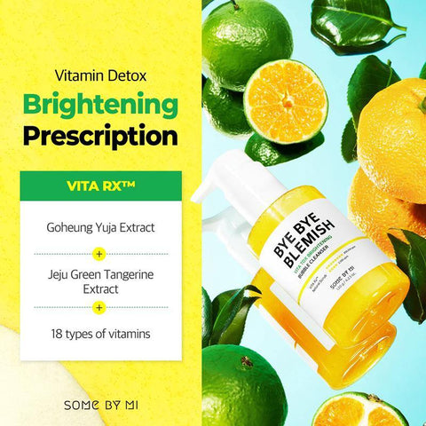 Bye Bye Blemish Vita Tox Brightening Bubble Cleanser - Focallure™ Arabia
