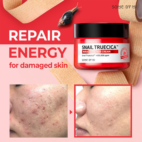 Snail Truecica Miracle Repair Cream (Moisturizer) - Focallure™ Arabia