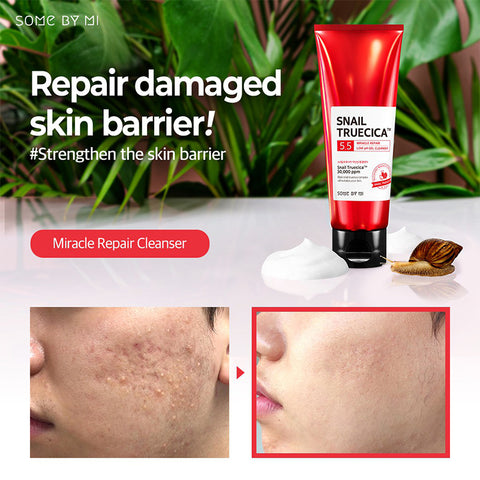 Snail Truecica Miracle Repair Low pH Gel Cleanser - Focallure™ Arabia
