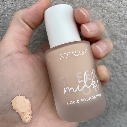 Sheer Glow® Milk Liquid Foundation #2 NATURAL - Focallure™ Arabia