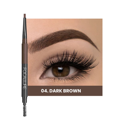 Triple Action® Auto Brow Pen #04 DARK BROWN - Focallure™ Arabia