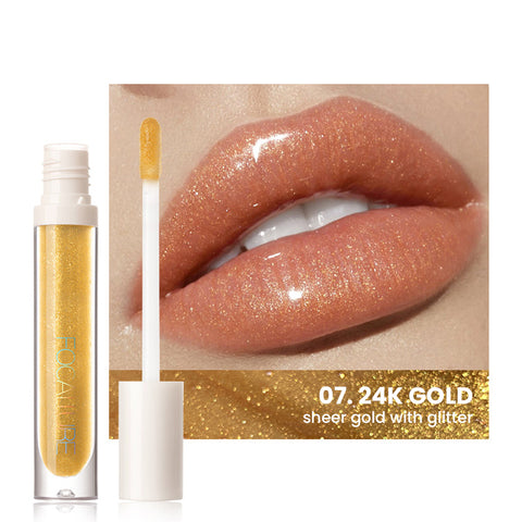 Plumpmax® Shiny Lip Gloss #07 24K GOLD - Focallure™ Arabia
