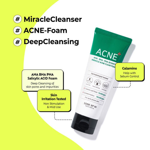 AHA-BHA-PHA 30 Days Miracle Acne Clear Foam