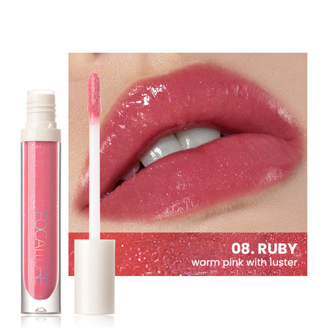 Plumpmax® Shiny Lip Gloss #08 RUBY - Focallure™ Arabia