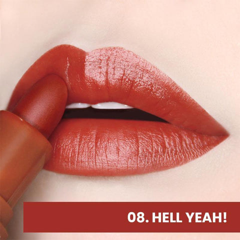 Capsule® Velvet Matte Lipstick #08 HELL YEAH! - Focallure™ Arabia