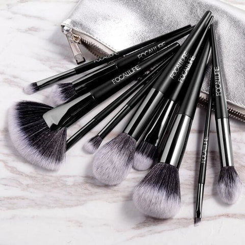 Focallure™ 10 Makeup Brushes Set - Focallure™ Arabia