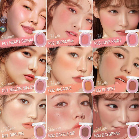 Chic Cheeks® Blush Single #P01 HEART SIGNAL - Focallure™ Arabia