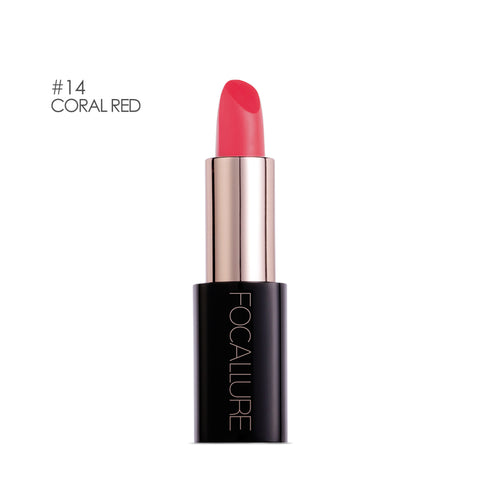 Focallure™ Lacquer Lipstick #14 CORAL RED - Focallure™ Arabia