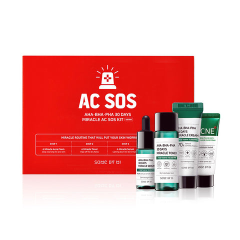 AHA-BHA-PHA 30 days Miracle AC SOS Kit - Focallure™ Arabia