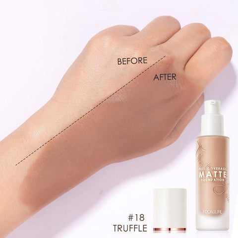 Covermax® Full Coverage Foundation #18 TRUFFLE - Focallure™ Arabia