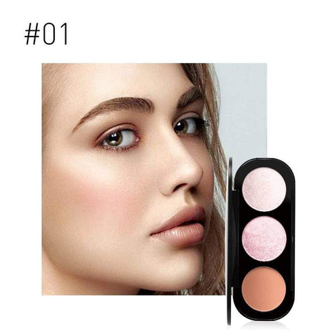 Focallure™ Face Trio Palette #01 - Focallure™ Arabia