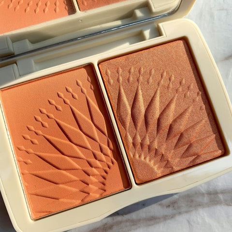 Sunkissed® Monochromatic Blush Duo 01 #SOFT APRICOT - Focallure™ Arabia