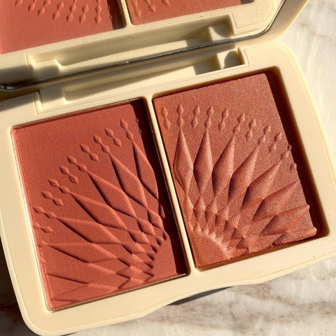 Sunkissed® Monochromatic Blush Duo 03 #ROSE FLAMINGO - Focallure™ Arabia