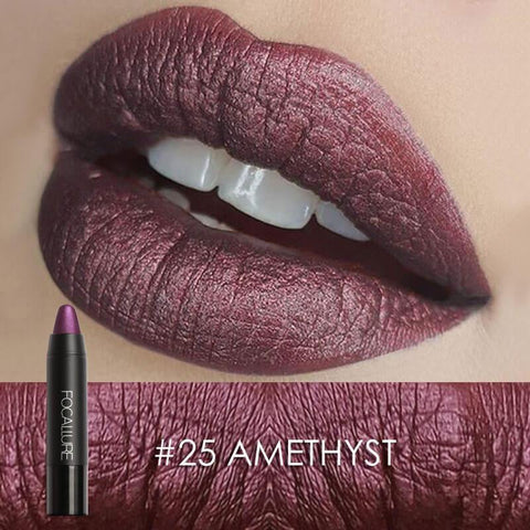 Focallure™ Metallic Lip Crayon #25 AMETHYST - Focallure™ Arabia
