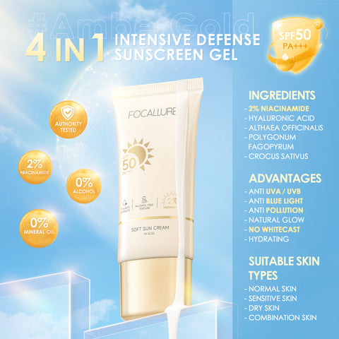AmberGold® Intensive Defense Sunscreen SPF50PA+++