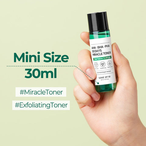 AHA-BHA-PHA 30 Days Miracle Toner - 30ml - Focallure™ Arabia