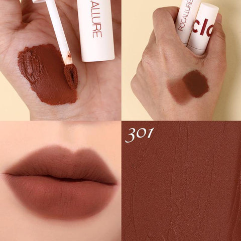 Clay® Velvet Matte Lip Mousse #301 - Focallure™ Arabia