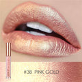 Luxe® Metallic Liquid Lipstick #38 PINK GOLD - Focallure™ Arabia