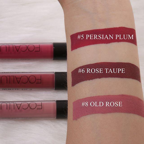 Ultra Chic Lips® Matte Liquid Lipstick #06 ROSE TAUPE - Focallure™ Arabia
