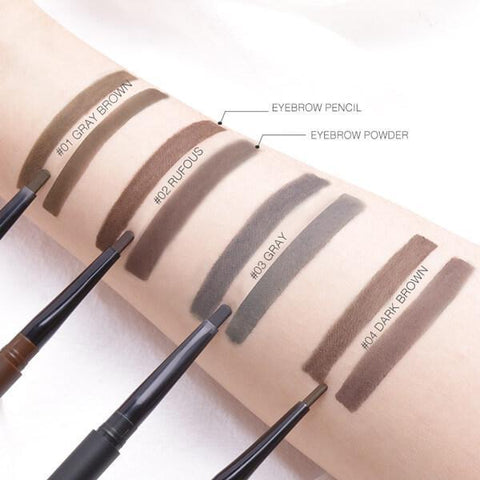 Triple Action® Auto Brow Pen #02 RUFOUS - Focallure™ Arabia