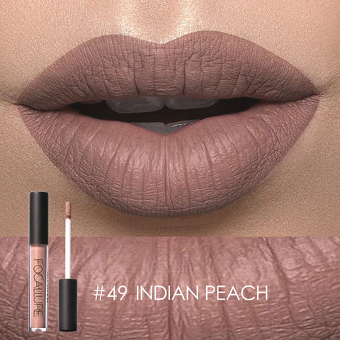 Ultra Chic Lips® Matte Liquid Lipstick #49 INDIAN PEACH - Focallure™ Arabia