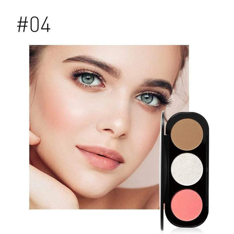 Focallure™ Face Trio Palette #04 - Focallure™ Arabia