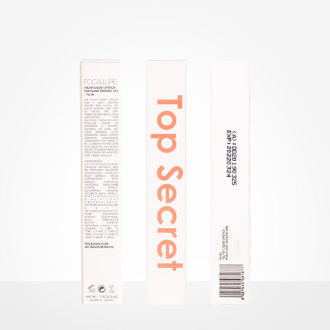 Top Secret® Velvet Matte Lipstick #02 FRENCH KISS - Focallure™ Arabia