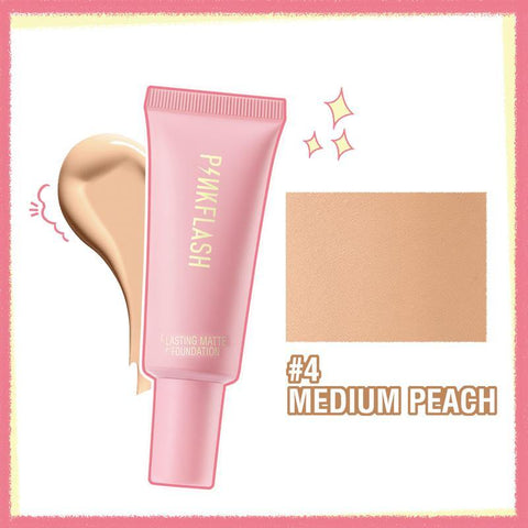 Oh Myself® Lasting Matte Foundation #04 MEDIUM PEACH - Focallure™ Arabia