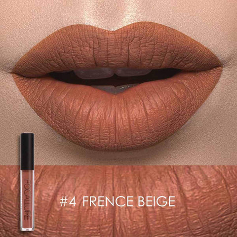 Ultra Chic Lips® Matte Liquid Lipstick #04 FRENCH BEIGE - Focallure™ Arabia