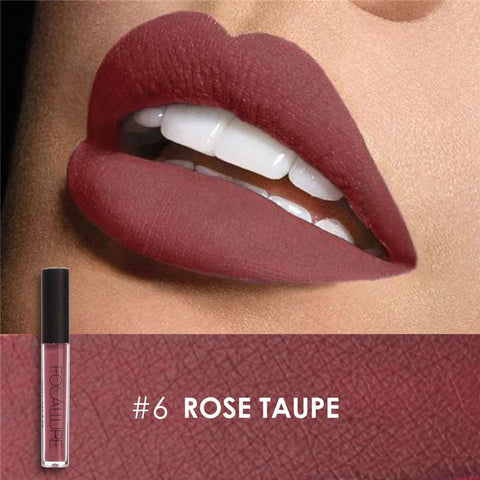 Ultra Chic Lips® Matte Liquid Lipstick #06 ROSE TAUPE - Focallure™ Arabia