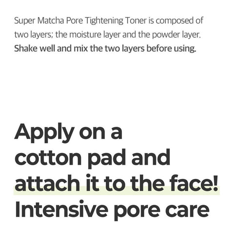 Super Matcha Pore Tightening Toner