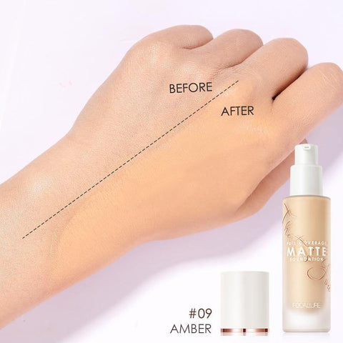 Covermax® Full Coverage Foundation #09 AMBER - Focallure™ Arabia