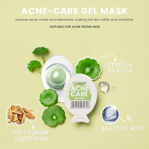 Acne Care® Twin-Core Gel Mask - Focallure™ Arabia