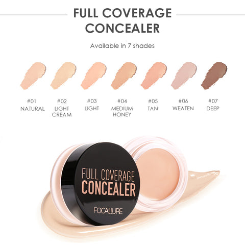 Full Coverage® Crème Concealer #01 NATURAL - Focallure™ Arabia