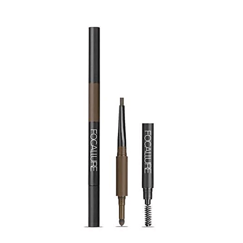 Triple Action® Auto Brow Pen #01 GRAY BROWN - Focallure™ Arabia