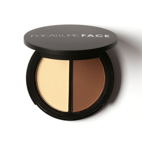 Face® Contour & Highlighter Duo #01 GOLDEN - Focallure™ Arabia