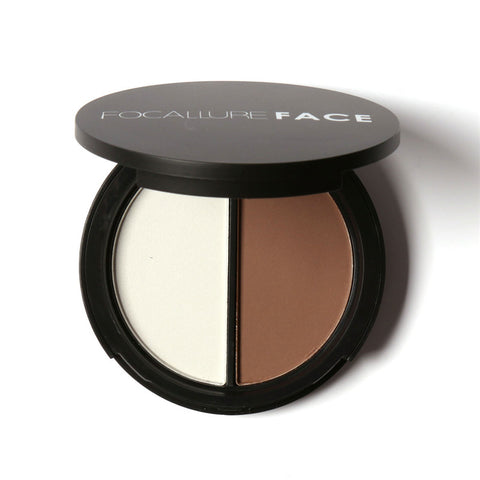 Face® Contour & Highlighter Duo #03 SILVER - Focallure™ Arabia