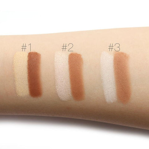 Face® Contour & Highlighter Duo #01 GOLDEN - Focallure™ Arabia