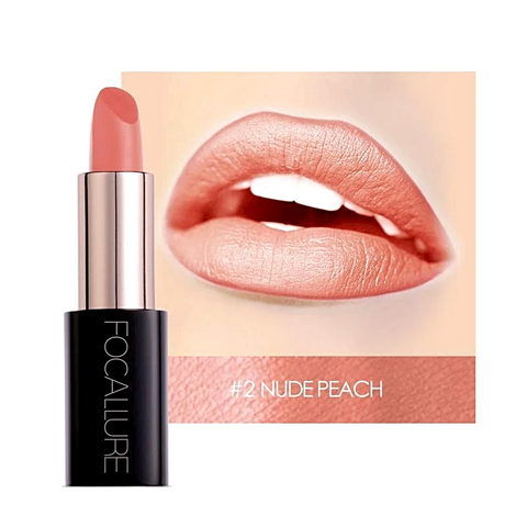 Focallure™ Lacquer Lipstick #02 NUDE PEACH - Focallure™ Arabia