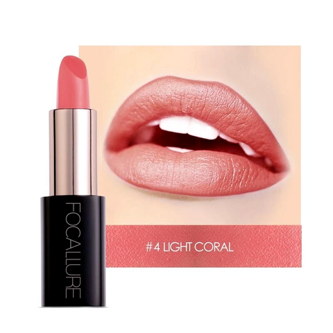 Focallure™ Lacquer Lipstick #04 LIGHT CORAL - Focallure™ Arabia