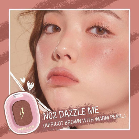 Chic Cheeks® Blush Single #N02 DAZZLE ME - Focallure™ Arabia